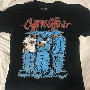 Rap Group Cypress Hill Black Graphic T-Shirt Men’s M